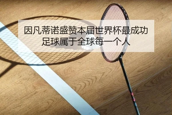 因凡蒂诺盛赞本届世界杯最成功 足球属于全球每一个人 | BwinSports